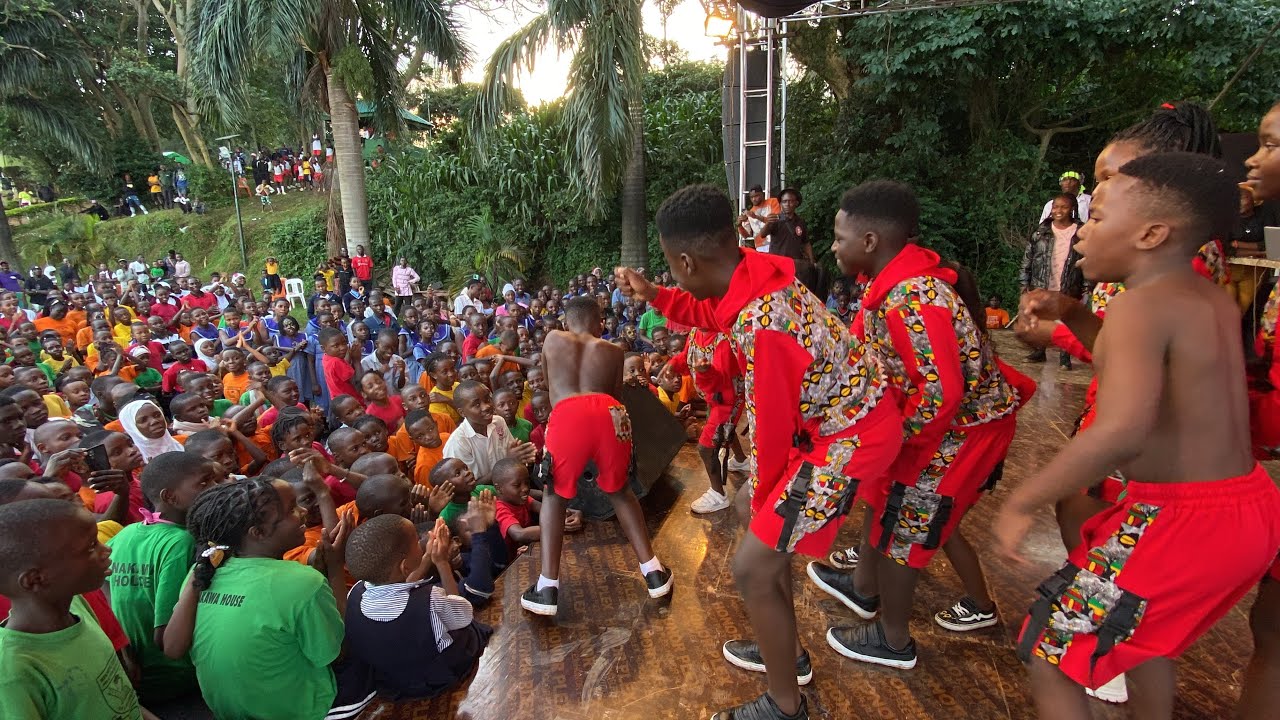 Ghetto Kids Performing live at Uganda Wildlife Education Center