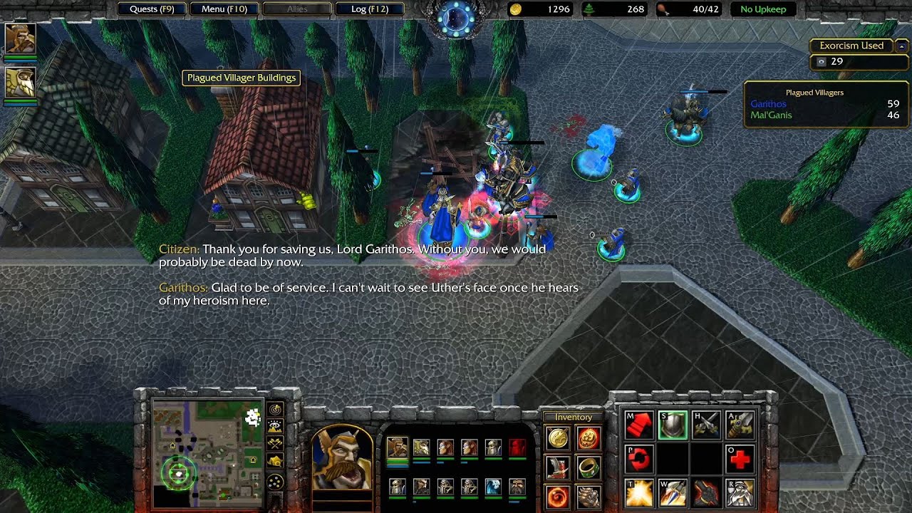 Garithos actually saves some of the folks in Stratholme