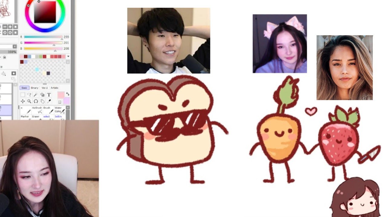 Tina's Adorable drawings of Toast, Tina & Rae | WHOLESOME