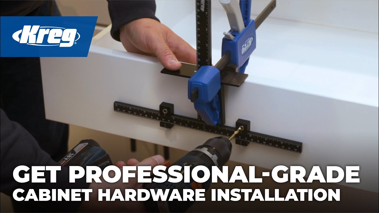 How to Use The Kreg Cabinet Hardware Jig Pro