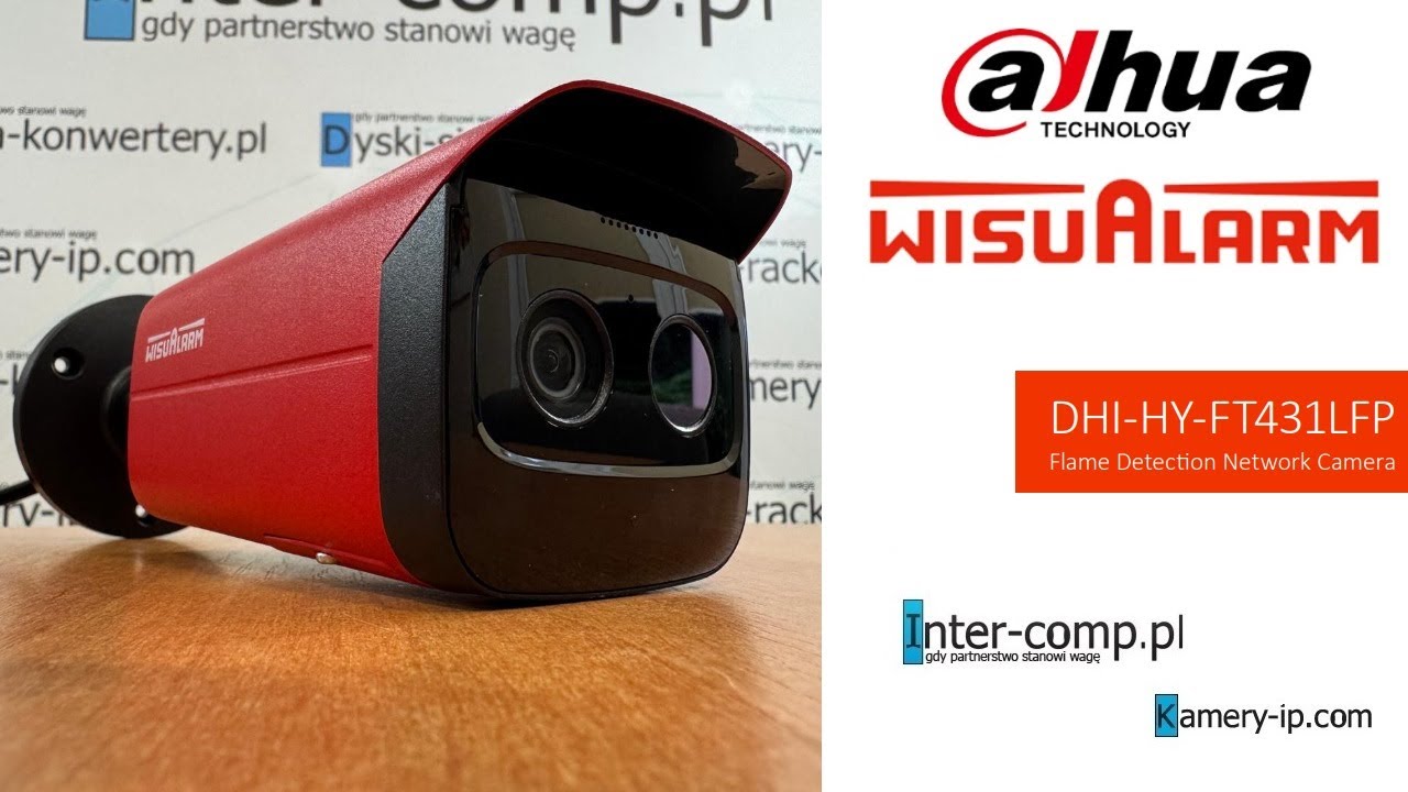 WisuAlarm HY-T431LFP - kamera do wykrywania pożaru - www.kamery-ip.com