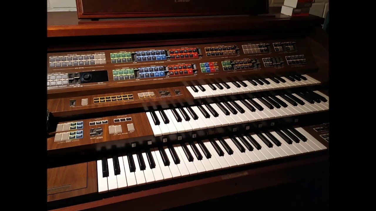 Yamaha Electone FS-70 Organ. Night Birds