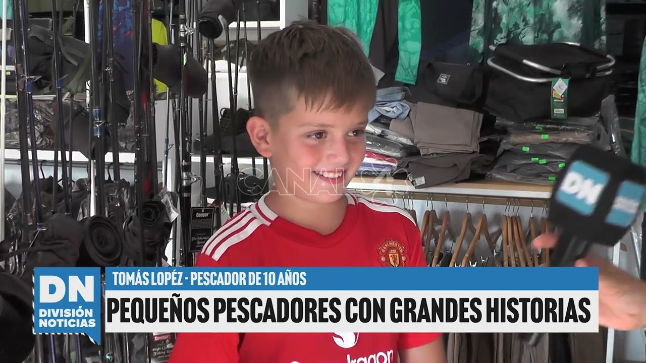 PEQUEÑOS PESCADORES, GRANDES HISTORIAS: tienen entre 7 y 11 años y son fanáticos de la pesca | DN