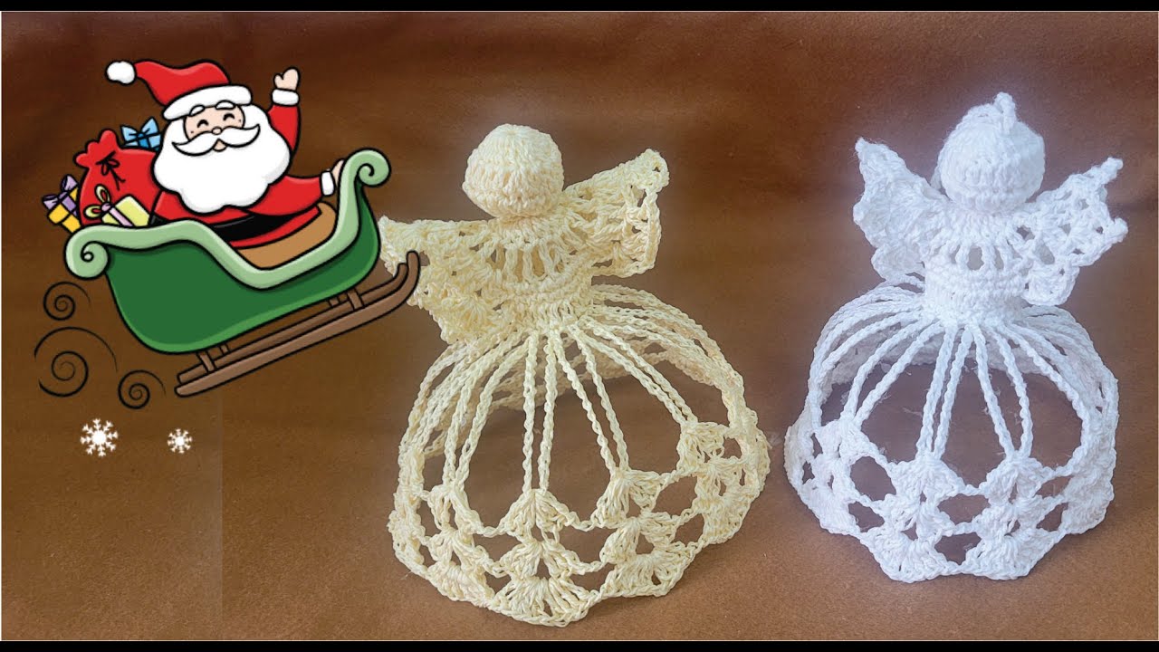 Anjinho de Croch&ecirc; Diferente e F&aacute;cil de Fazer - Natal em Croch&ecirc; - 943
