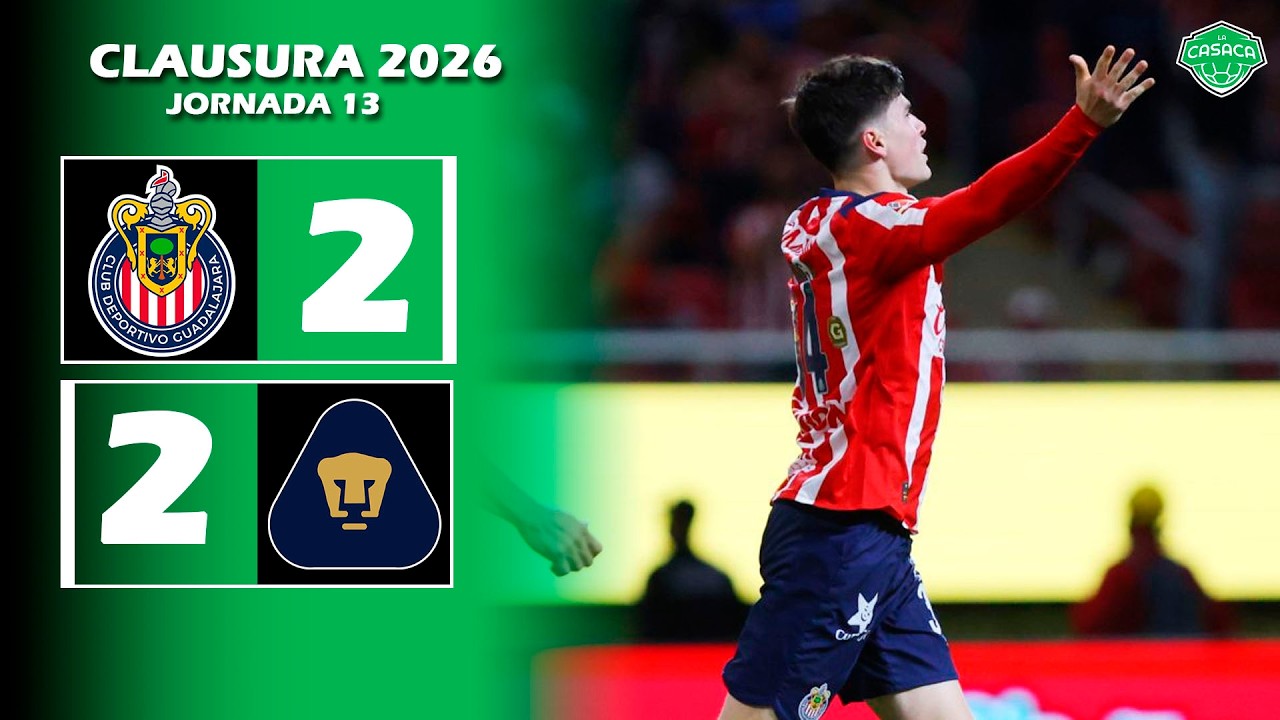✅ AG&Oacute;NICO EMPATE entre Chivas y Pumas CON POL&Eacute;MICA y FINAL CALIENTE 🔥