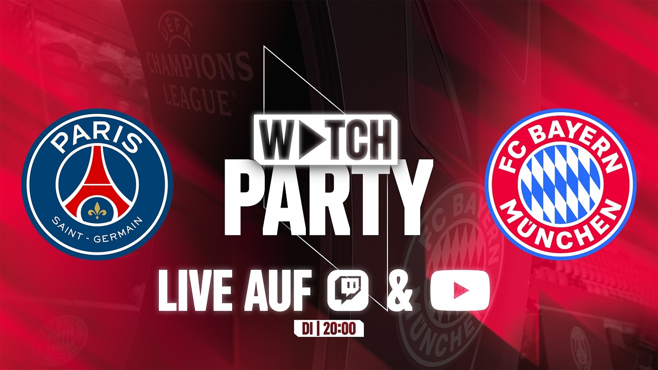 RE-LIVE | PSG vs. FC Bayern | Champions League-Watchparty aus der Allianz Arena-Kabine 🏟️
