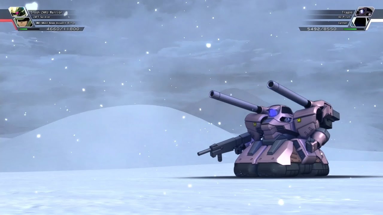SD Gundam G Gen Cross Rays - OZ-07MS Tragos (OZ Pilot) (New Mobile Report Gundam Wing)