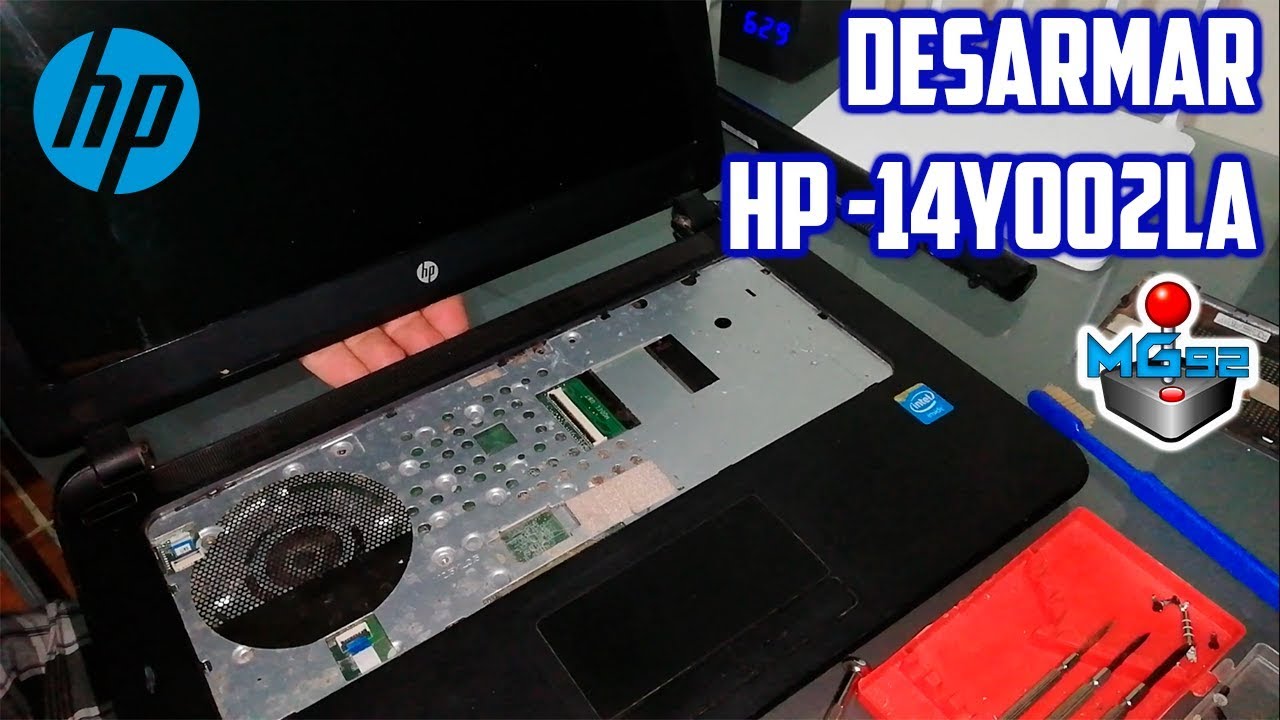 Como Desarmar Una Laptop HP 14-y002la en Español