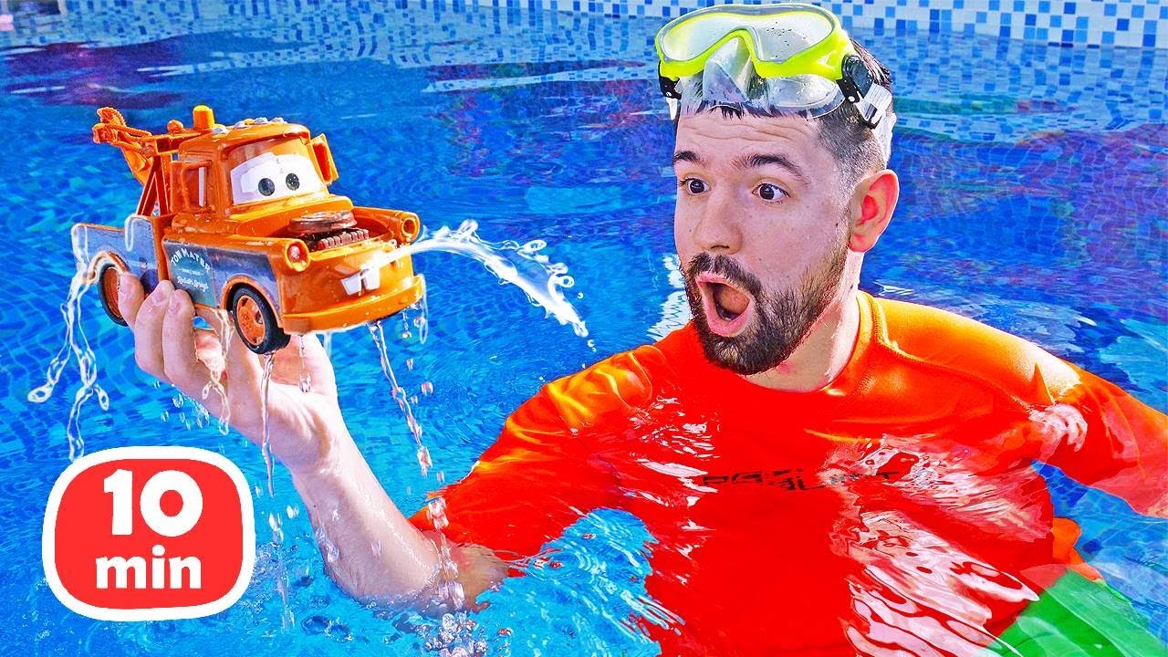 I migliori episodi con Saetta McQueen e Cricchetto. Oh no, si &egrave; rotto. Giochi con le macchine