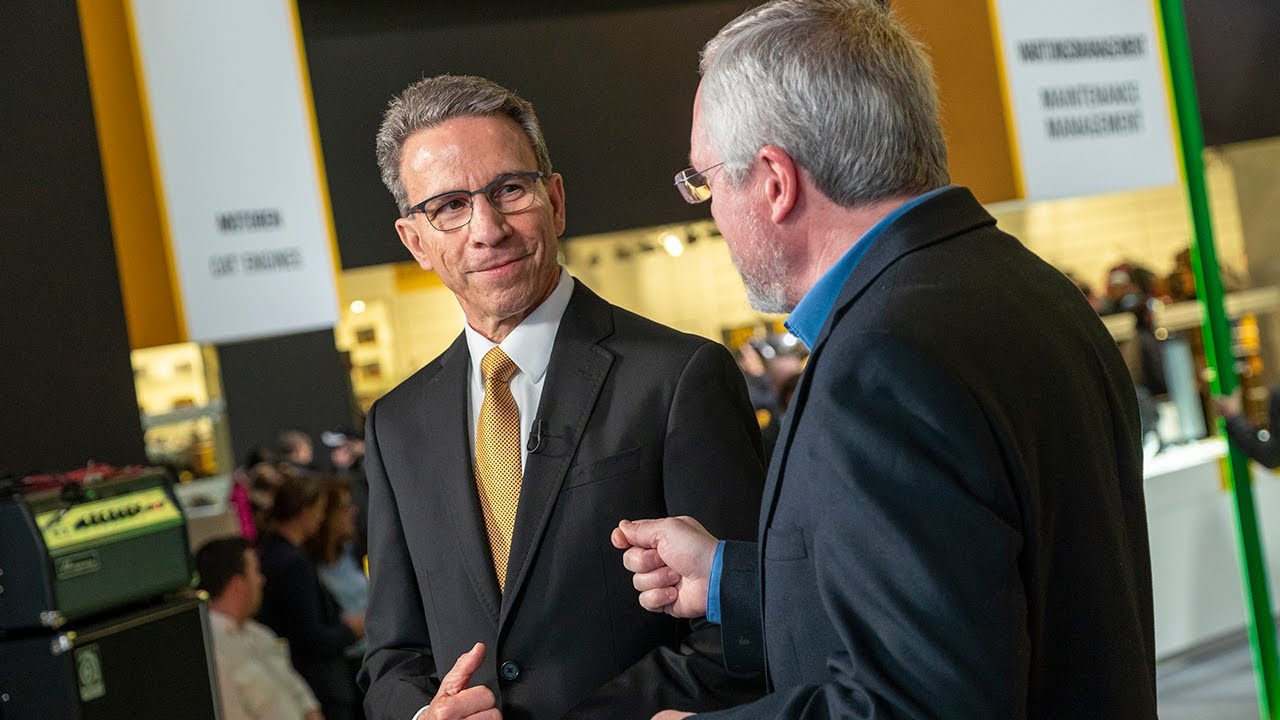 Caterpillar Chairman & CEO Jim Umpleby at bauma Munich 2019