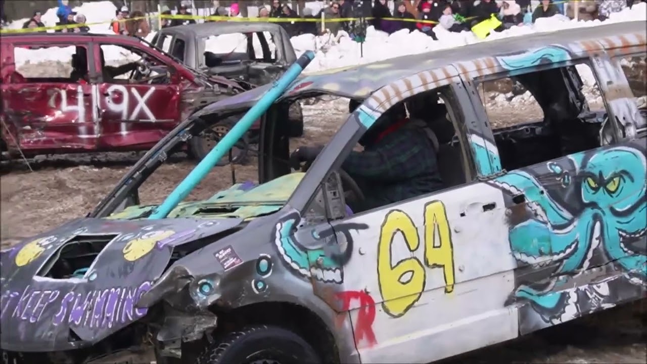 2026 GRAVENHURST DEMO DERBY JUNK RUN OFF THE WALL