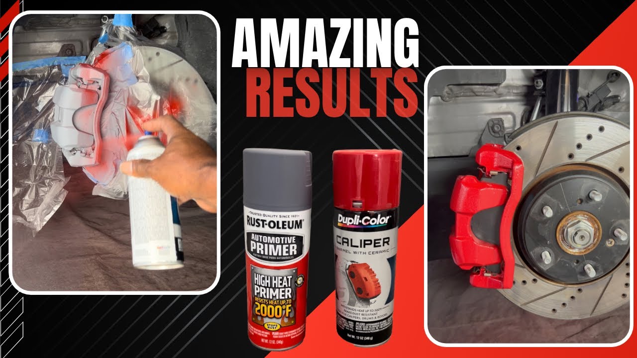 How To Paint Brake Calipers Without Removing Them