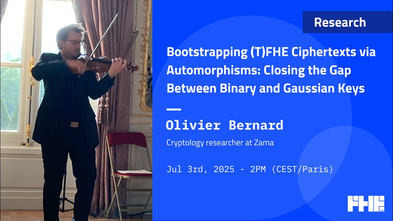 076 Bootstrapping (T)FHE Ciphertexts via Automorphisms: Closing Gap Between Binary and Gaussian Keys