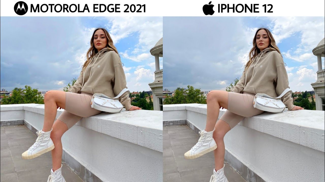 Motorola Edge 2021 vs iPhone 12 Camera Test