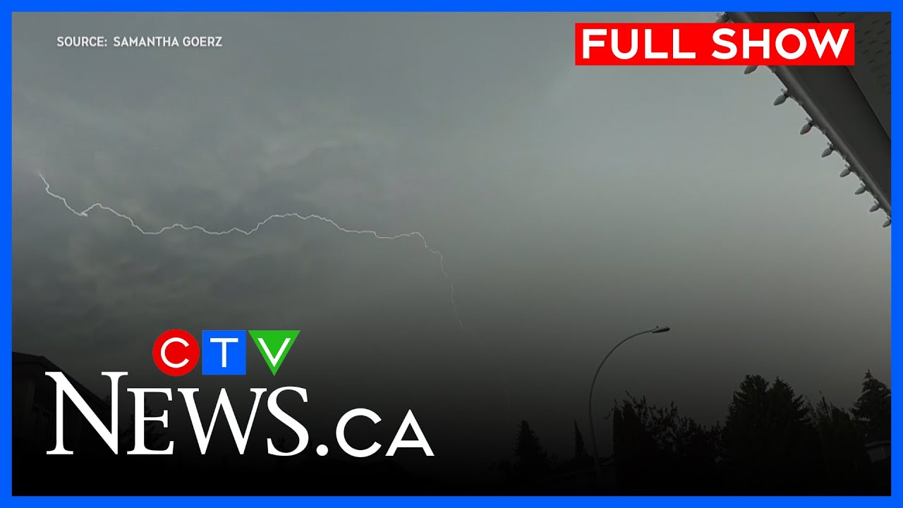 Woman struck by lightning in west Edmonton | CTV News Edmonton at Five for July 25, 2025