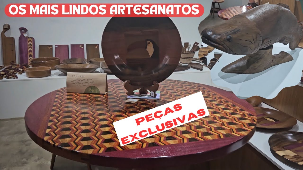 Como é feito o artesanato em Novo Airão  com resíduos de MADEIRA. LINDO 🤩