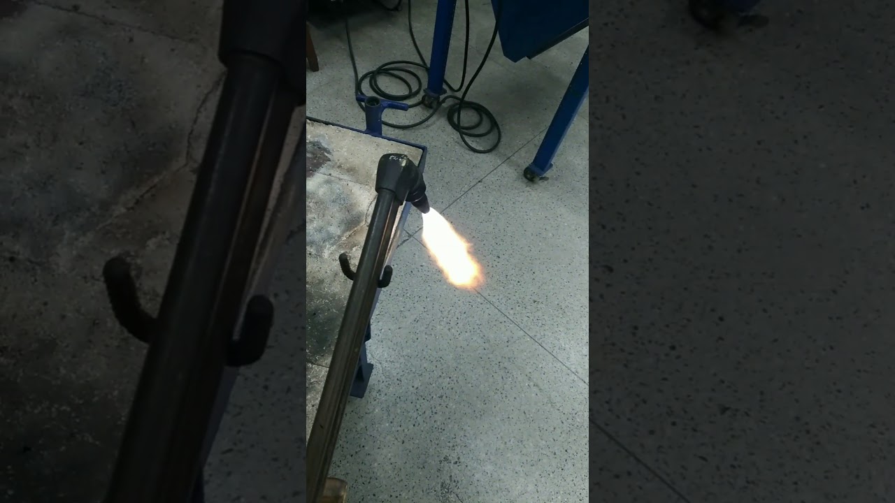 Tratamento térmico aço SAE 4140 - Têmpera a chama. (Heat treatment)
