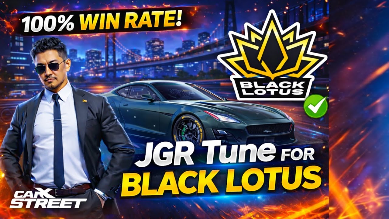 Carx Street Mobile - 100% Win Rate [JGR] Tune For Black Lotus Club