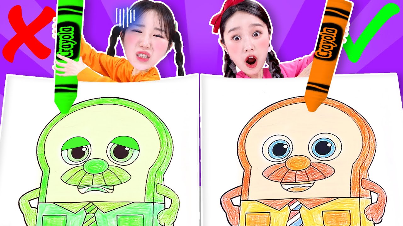 [지니vs보니] 브레드이발소에서 3마커 챌린지!!!🍞💈🖍️