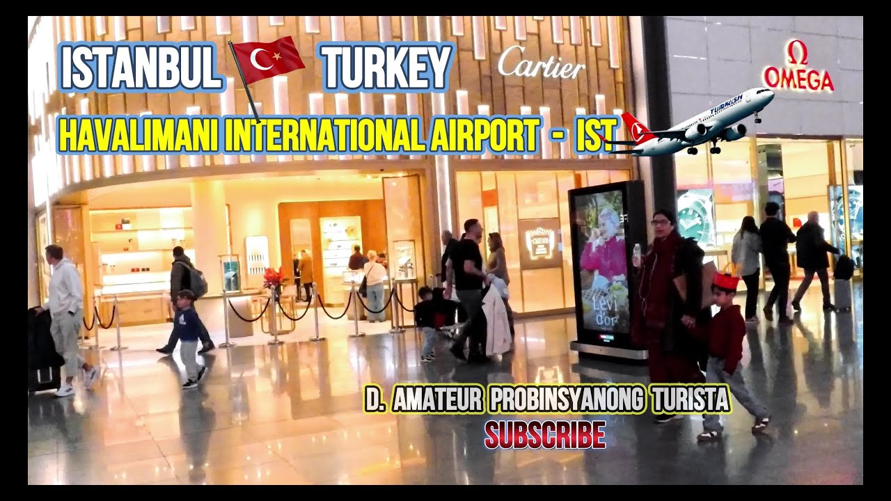 Exploring Istanbul 🇹🇷 "IST" ✈️ Int'l. Airport: I Departure Area Walkthrough 