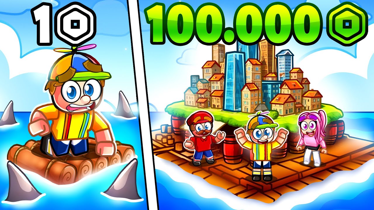 Spending $100,000 For The BEST RAFT In Roblox...