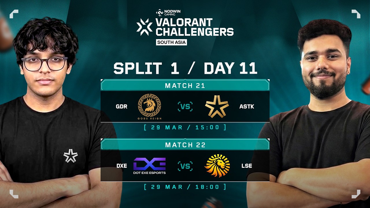 VALORANT Challengers South Asia 2026 Split 1: Day 11