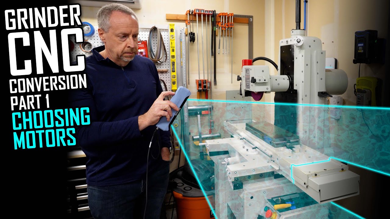 How to Select Motors for a CNC Conversion | Surface Grinder | ClearPath | 3D Scanning
