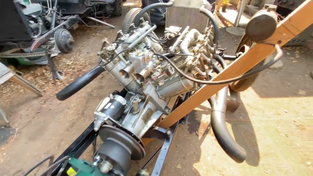 1917 Curtis OX5 engine first run in 57 years ￼