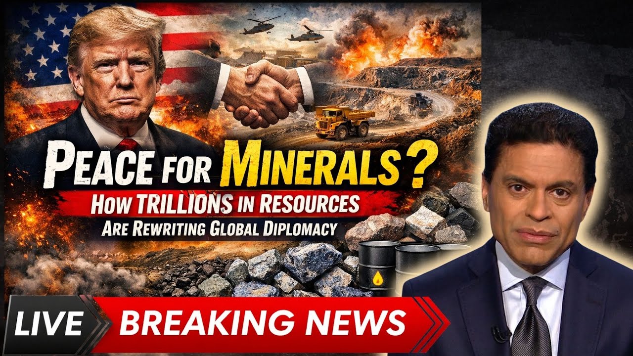 Peace for Minerals? How Trillions in Resources Are Rewriting Global Diplomacy