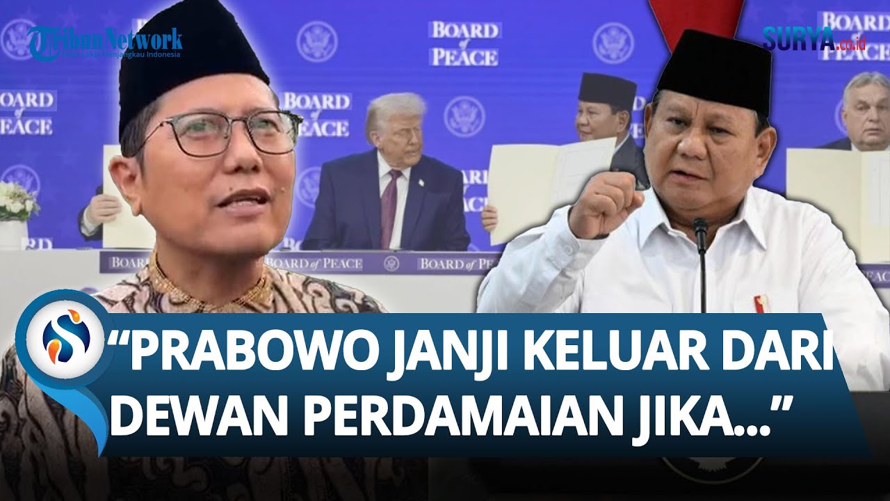 JANJI PRABOWO! Waketum MUI Sebut RI Siap Keluar dari Dewan Perdamaian Trump jika Tak Sejalan