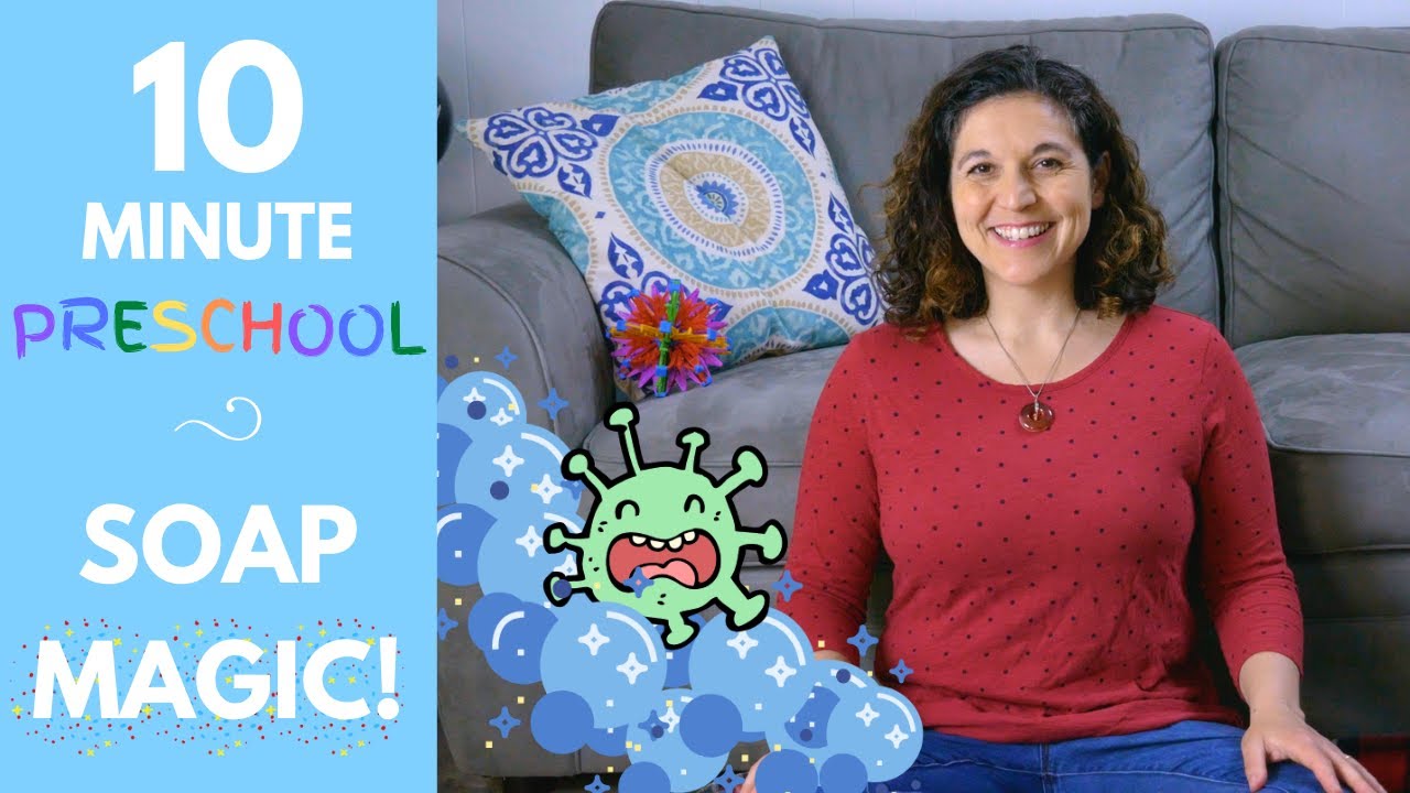 Soap Magic! | Fun & Colorful Activity + How to Wash Hands for Preschoolers | 10-Minute Preschool