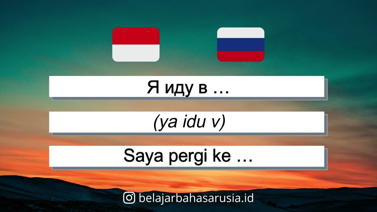 50 Frasa Dasar Bahasa Rusia Untuk Pemula (Bagian 2)