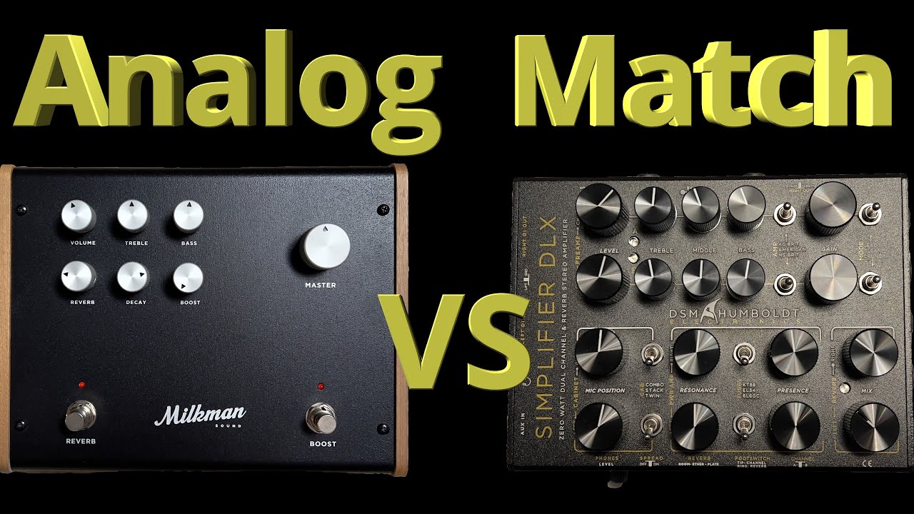 Milkman The Amp VS DSM Humboldt Simplifier DLX (Clean Jazz Guitar Tones)