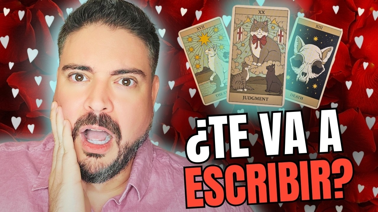 ¿TE ESCRIBIRÁ PRONTO? EL MENSAJE QUE ESPERAS 🔮 Tarot Interactivo Atemporal 🔮