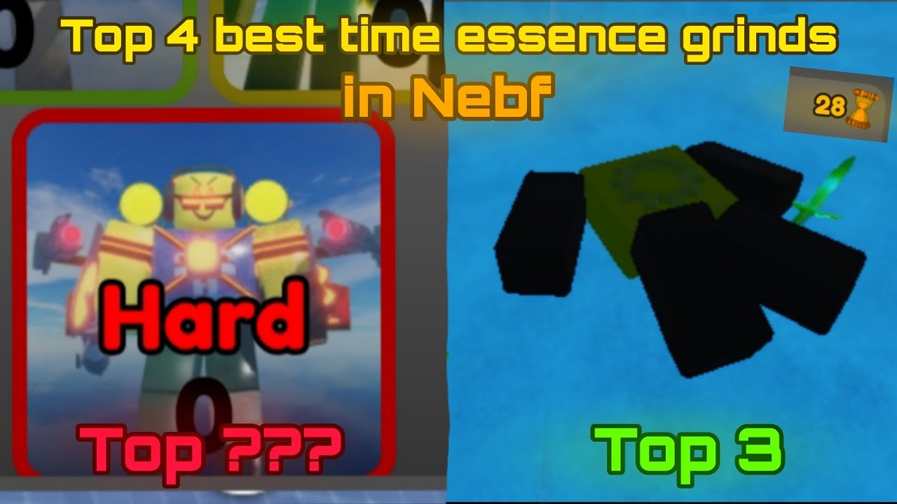 Top 4 best time essence grinds in nebf - Noob experiment battlefront Roblox