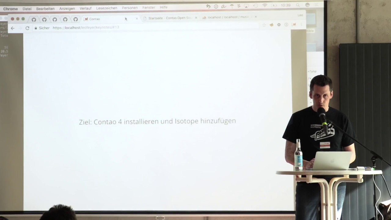 Leo Feyer - Contao 4 installieren und bestehende Installationen migrieren - Contao Nordtag 2017
