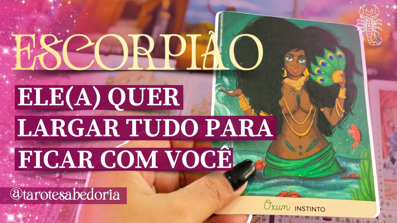 ♏ ESCORPIÃO  🤍🔥 QUANDO VOCÊ MENOS ESPERAR ELE(A) VAI FAZER ISSO🔥🤍