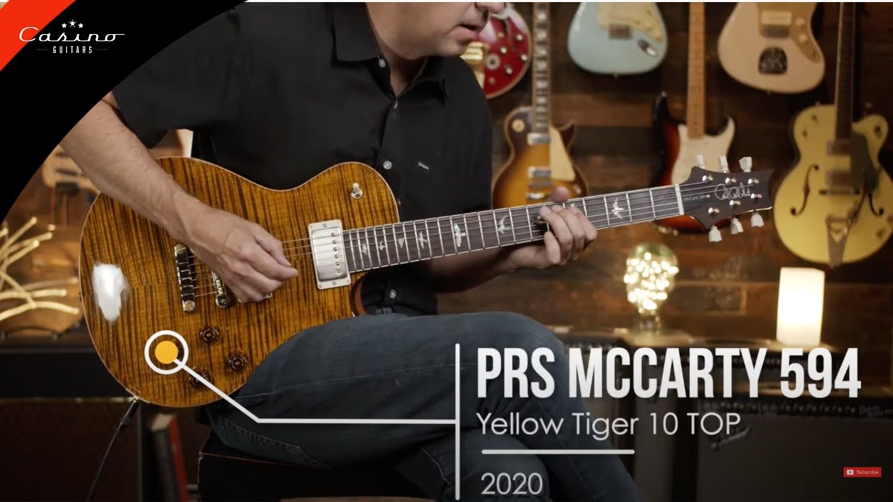 2020 PRS McCarty 594 SC Yellow Tiger