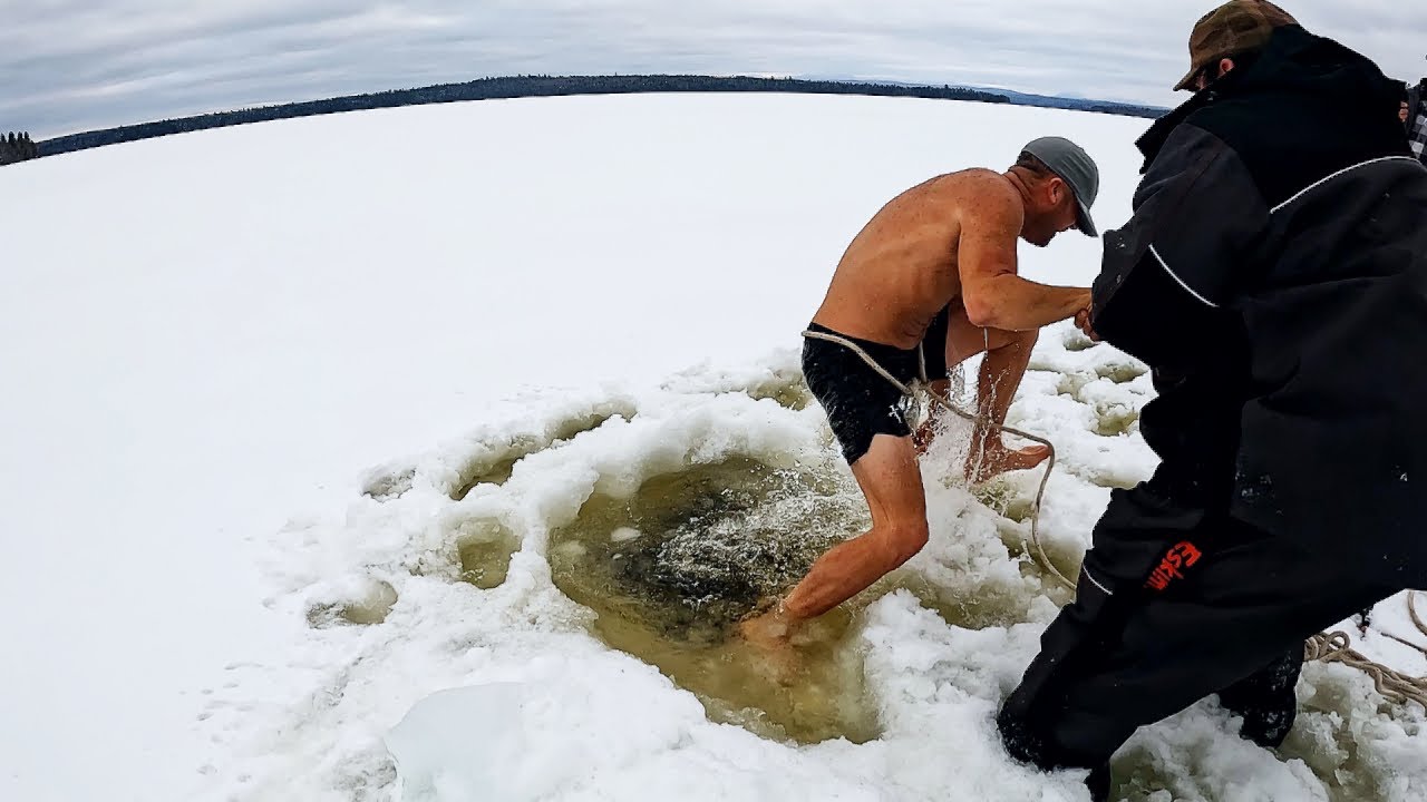 WHY DID HE GO UNDER THE ICE??? Day 9