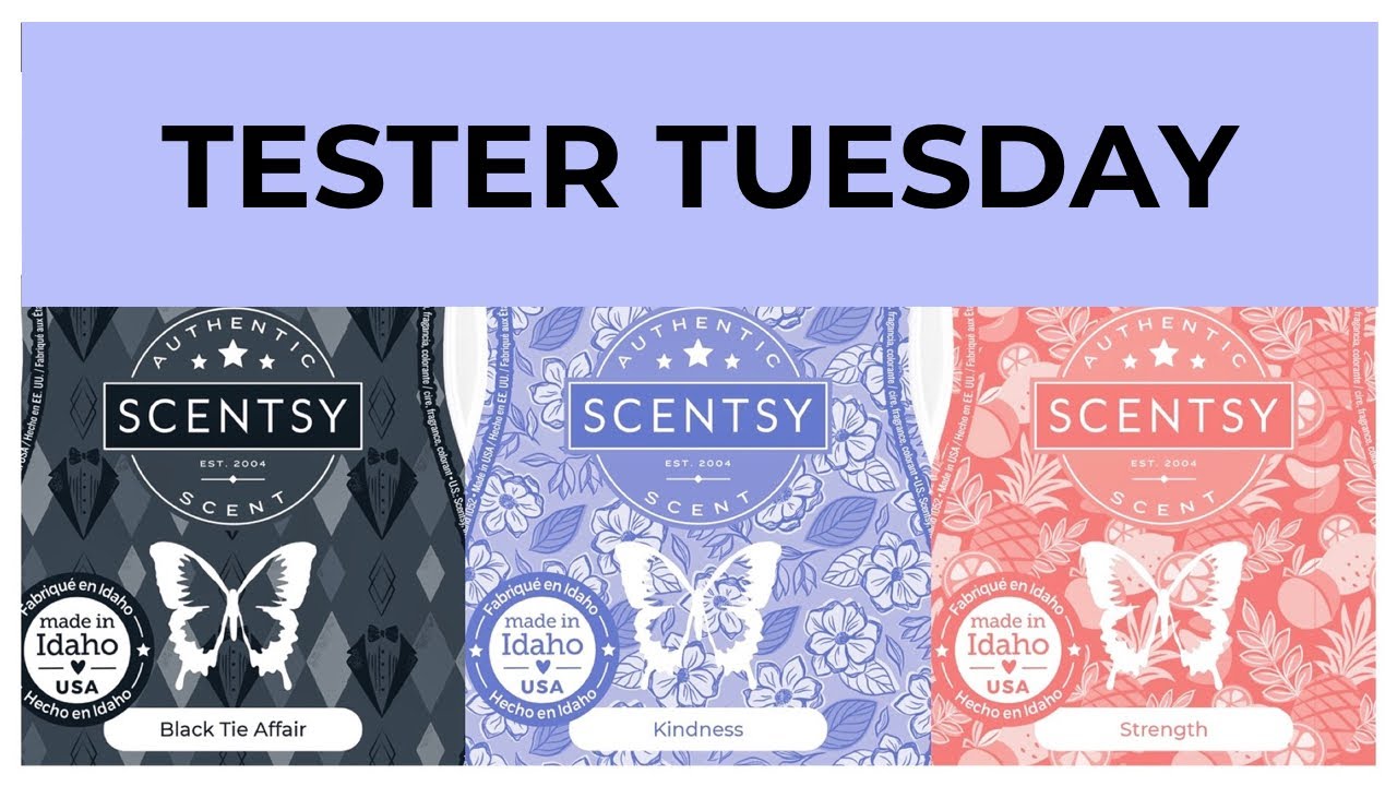 Tester Tuesday Black Tie Affair, Kindness and Strength (Scentsy Reviews)