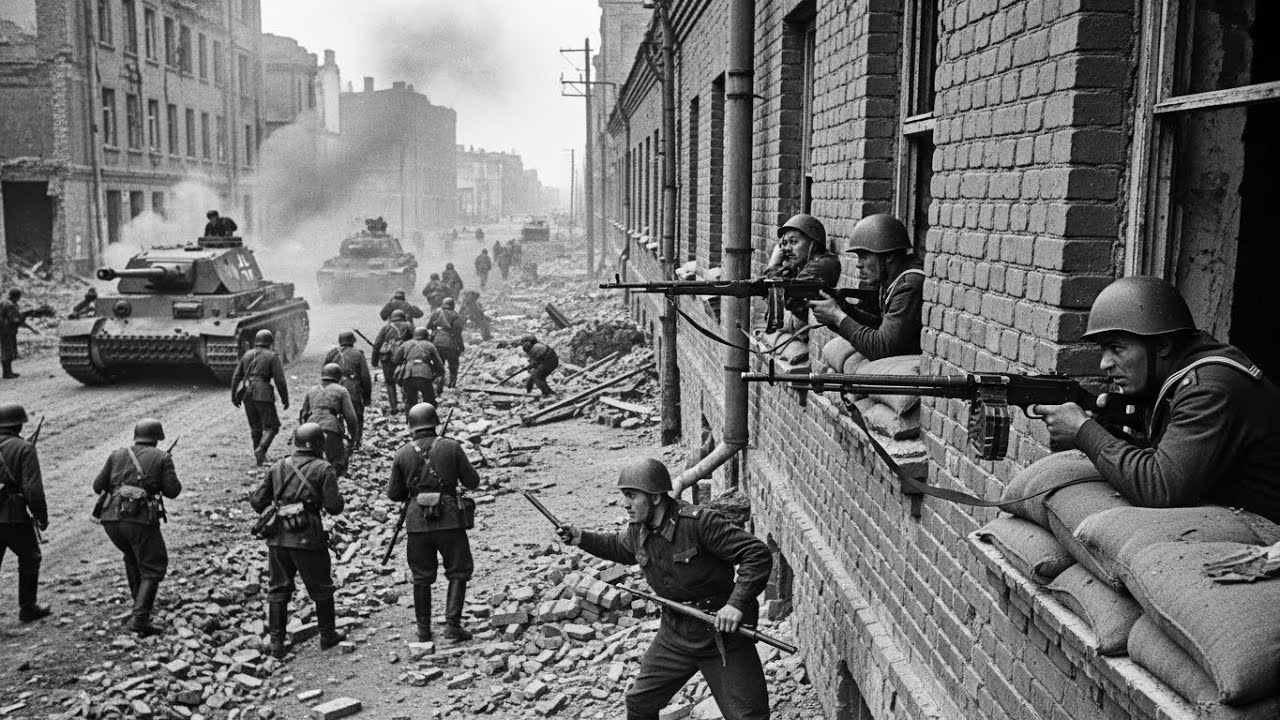 40 морпехов против 2000 немцев — сотни врагов пали в аду Сталинграда