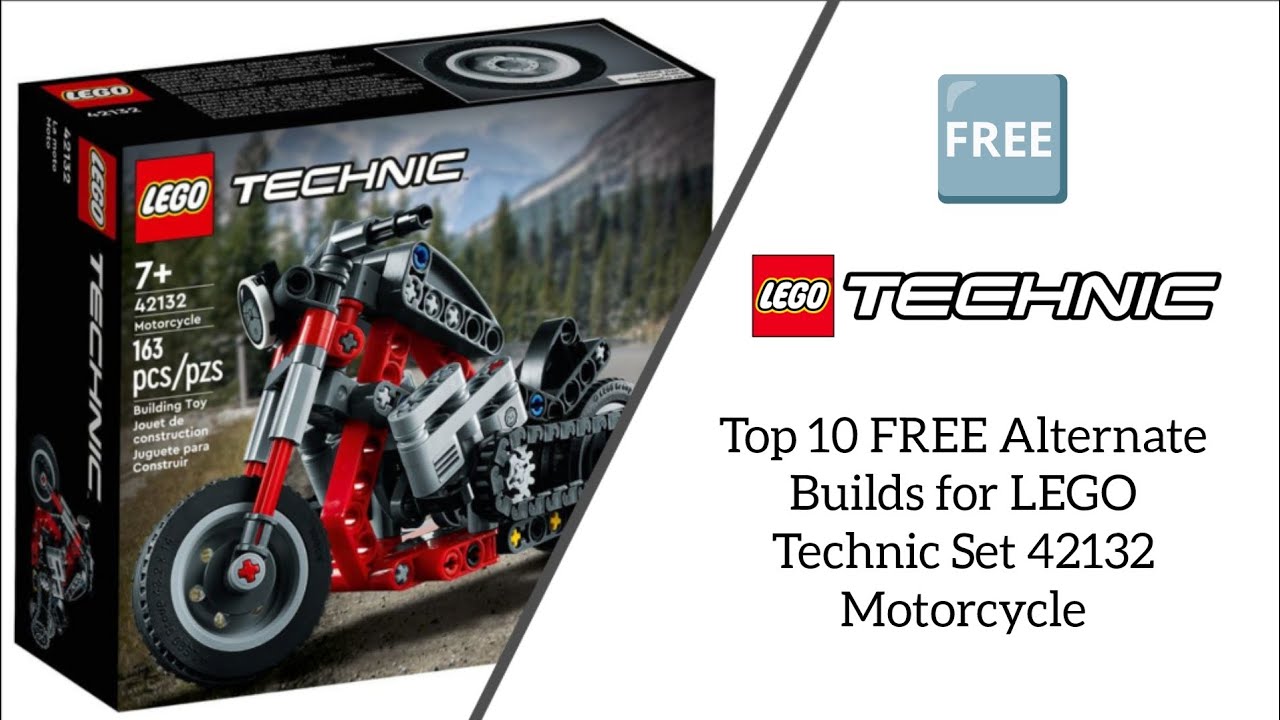 Top 10 FREE Alternate Builds for LEGO Technic Set 42132 Motorcycle