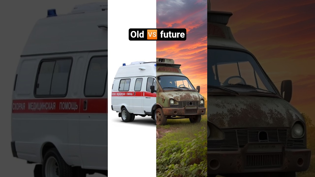 Old 🆚 future 🚑. techr #ghost #horror #hunted #ambulance #ai