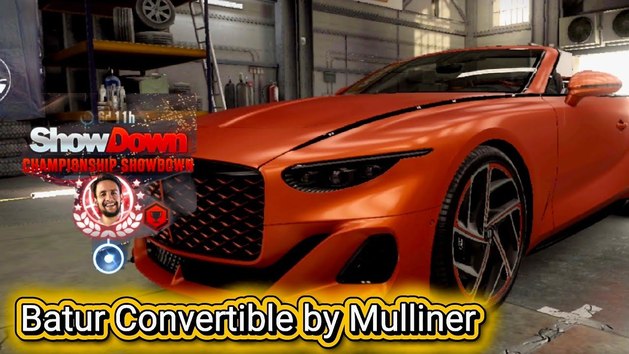 CSR2 Batur Convertible by Mulliner - 7.43x only😄 | for RED SHOWDOWN