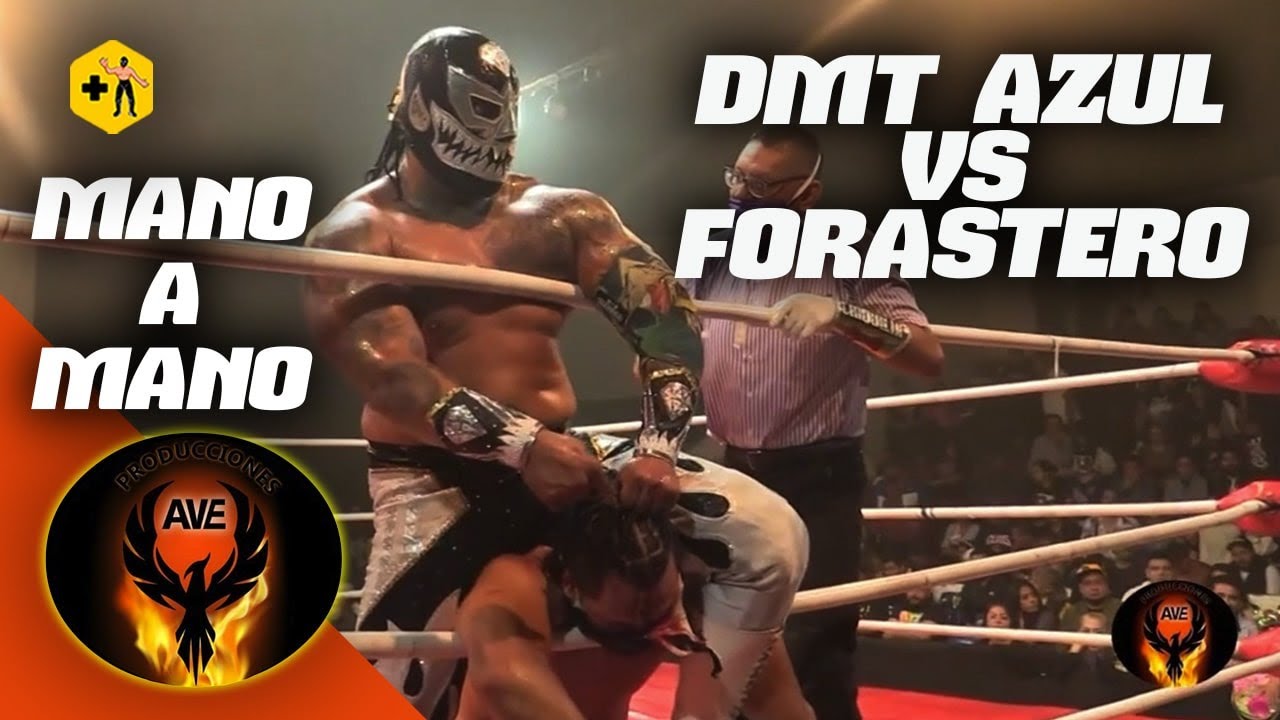 Mano a mano: DMT Azul vs Forastero Dinamita | Lucha completa en OJOXOJO de Producciones Ave