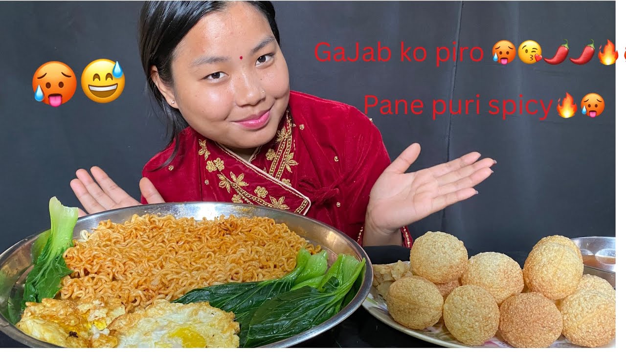 Spicy 🌶️ 🥵pane puri ra gajjabko piro 🥵🥵😁😅🔥🔥🔥🔥￼
