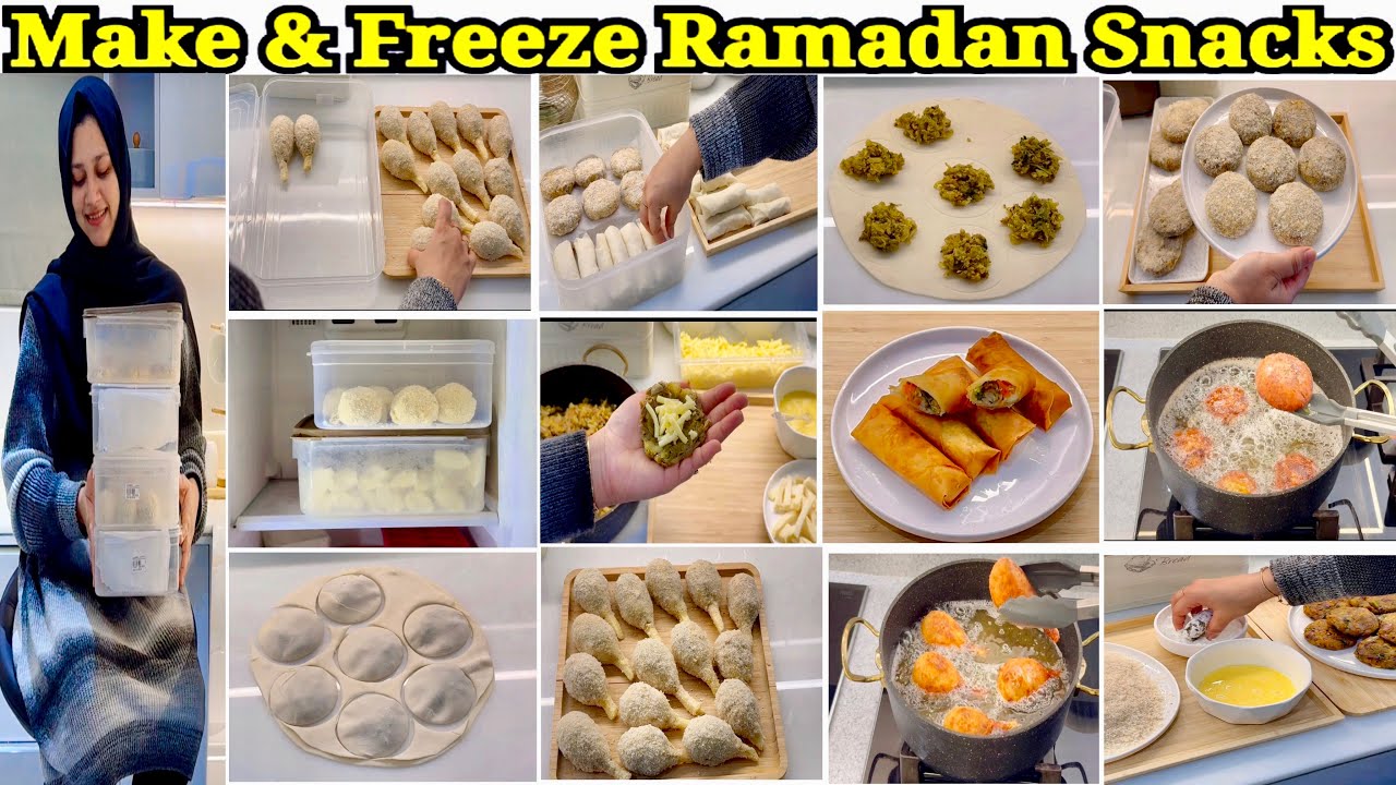My Pre Ramadan Preparation 2024✨🌜Make and Freeze Iftar 2024 Snacks for Ramadan| by Irfana Shamsheer