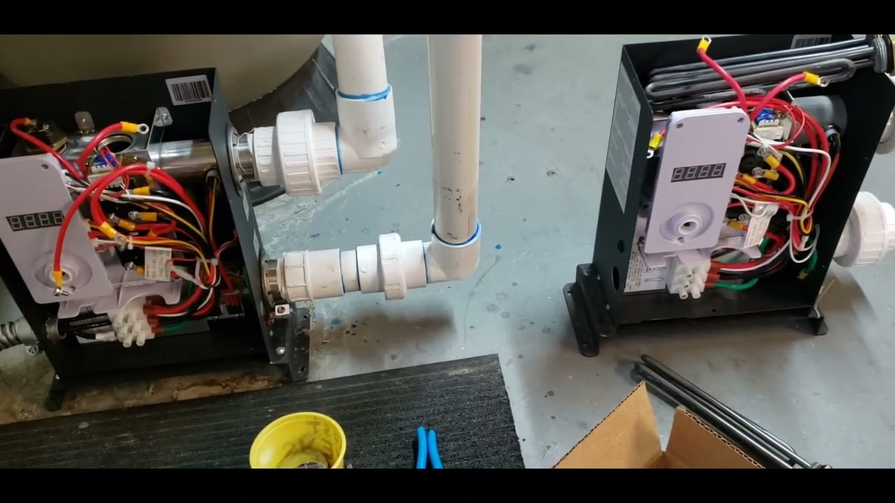 Raypak E3T pool & spa heater element problems? how to change heater elements