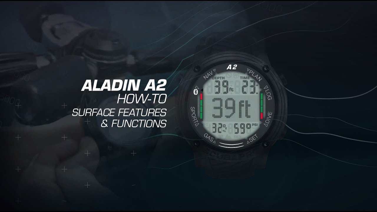 Aladin A2 Dive Computer How To Use Surface Features & Functions
