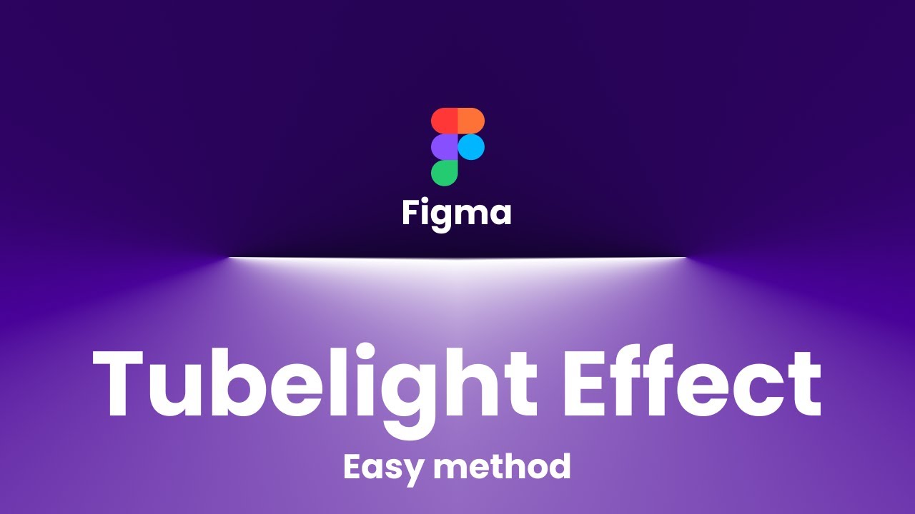 Tubelight Effect in Figma easy method @Figma #uiuxdesign